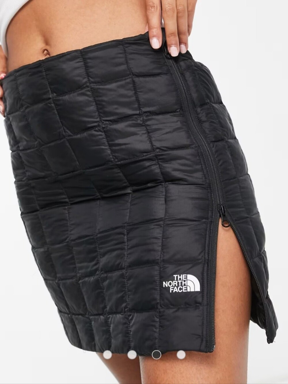 The North Face Black Quilted Mini Skirt